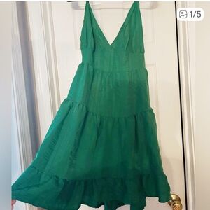 SHEIN Green Maxi Dress